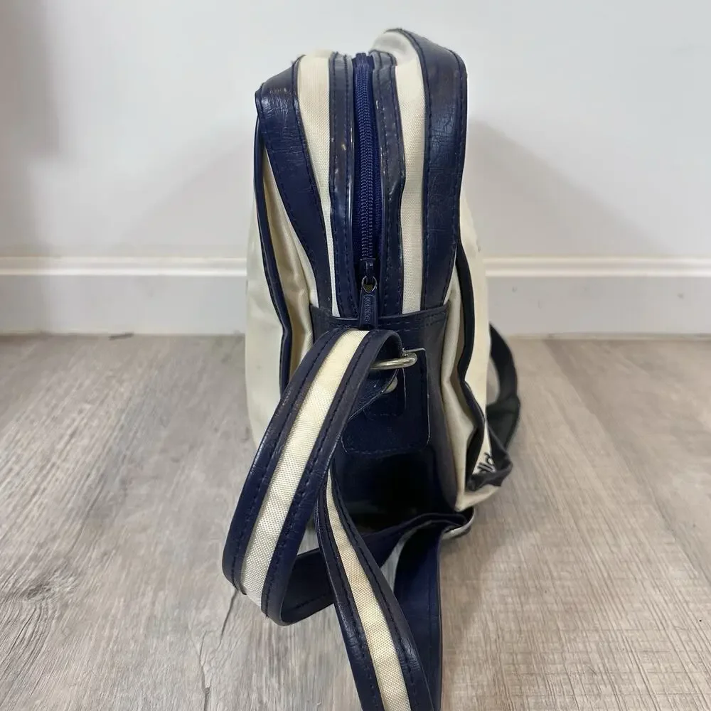 Vintage 1984 Los Angeles Olympics Sports Bag by Adidas 13” X 11” X 7” Canvas